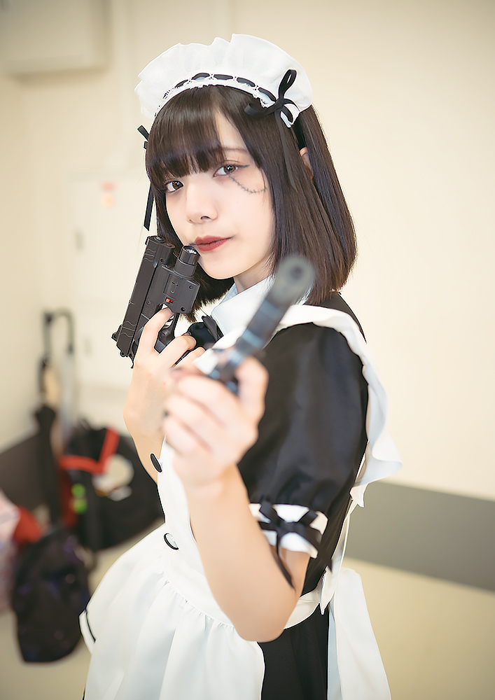 池ハロ_コスプレ_Hoiさん（黒メイド）