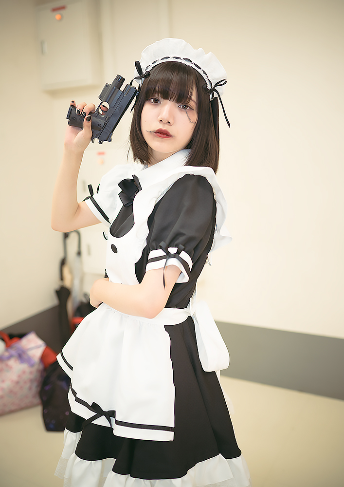 池ハロ_コスプレ_Hoiさん（黒メイド）