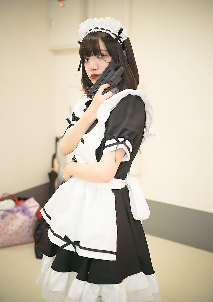 池ハロ_コスプレ_Hoiさん（黒メイド）
