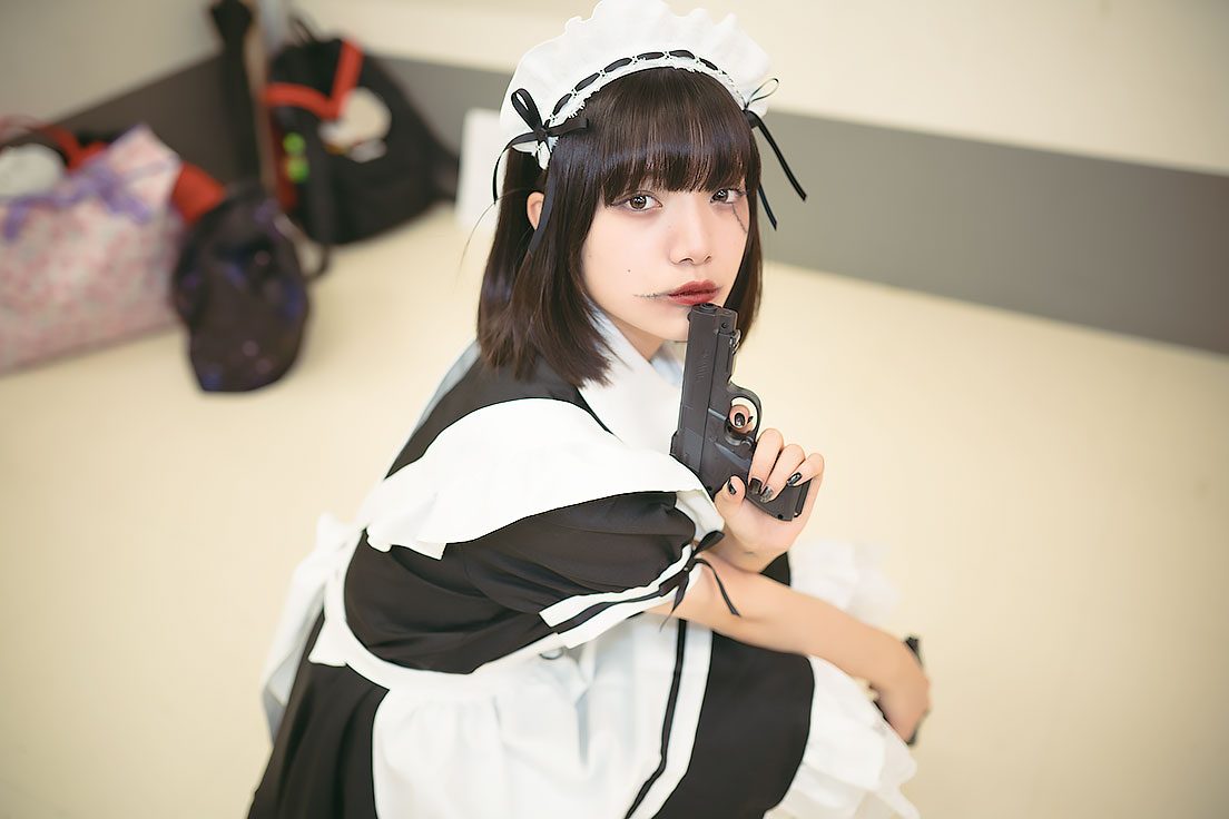 池ハロ_コスプレ_Hoiさん（黒メイド）