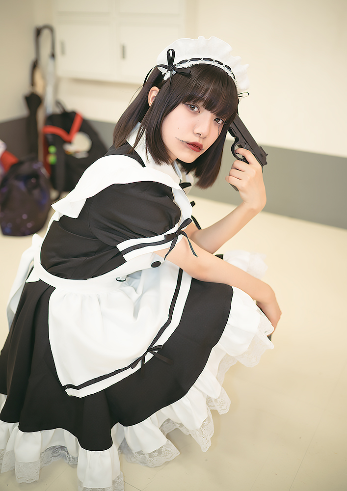 池ハロ_コスプレ_Hoiさん（黒メイド）