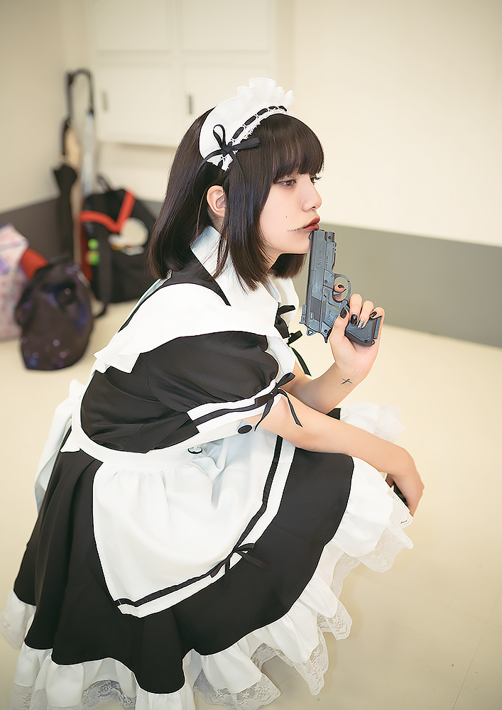 池ハロ_コスプレ_Hoiさん（黒メイド）