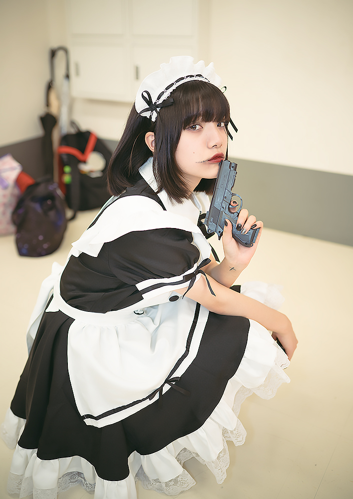 池ハロ_コスプレ_Hoiさん（黒メイド）