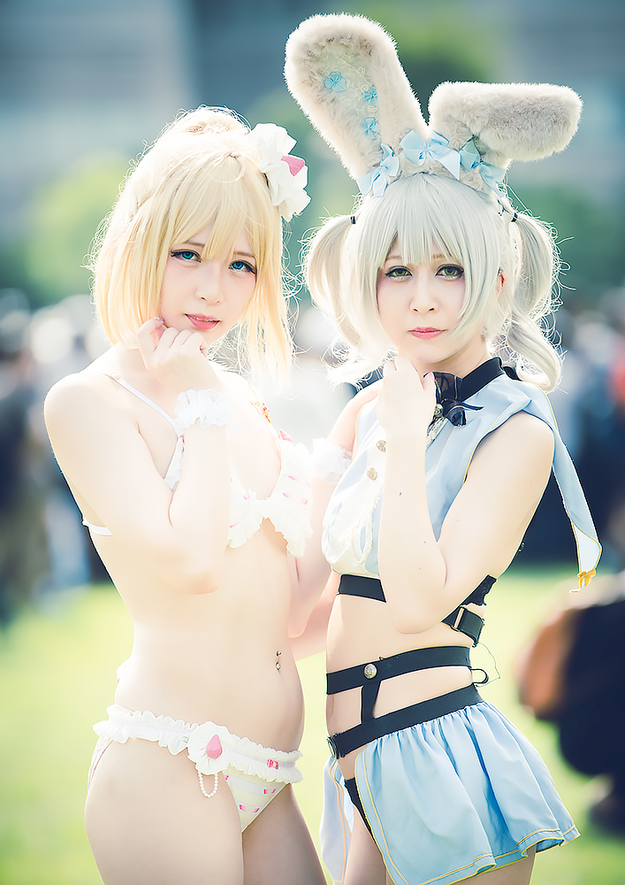 （左）りつたさん（右）こころんさん