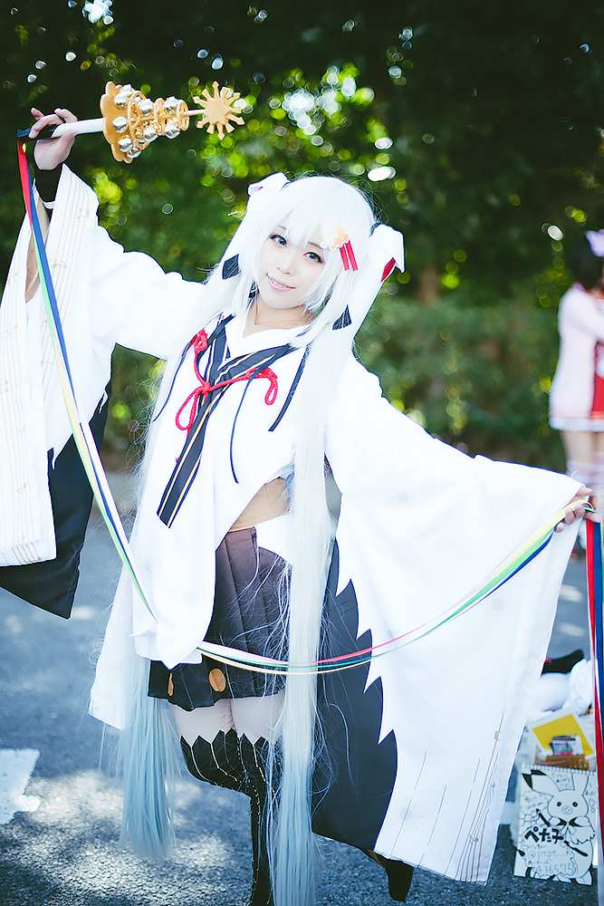 ぺた子さんによる雪ミクのコスプレ1