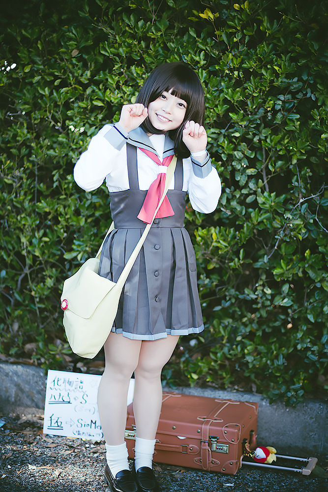 塩めろん。さんによる「化物語」千石撫子のコスプレ1