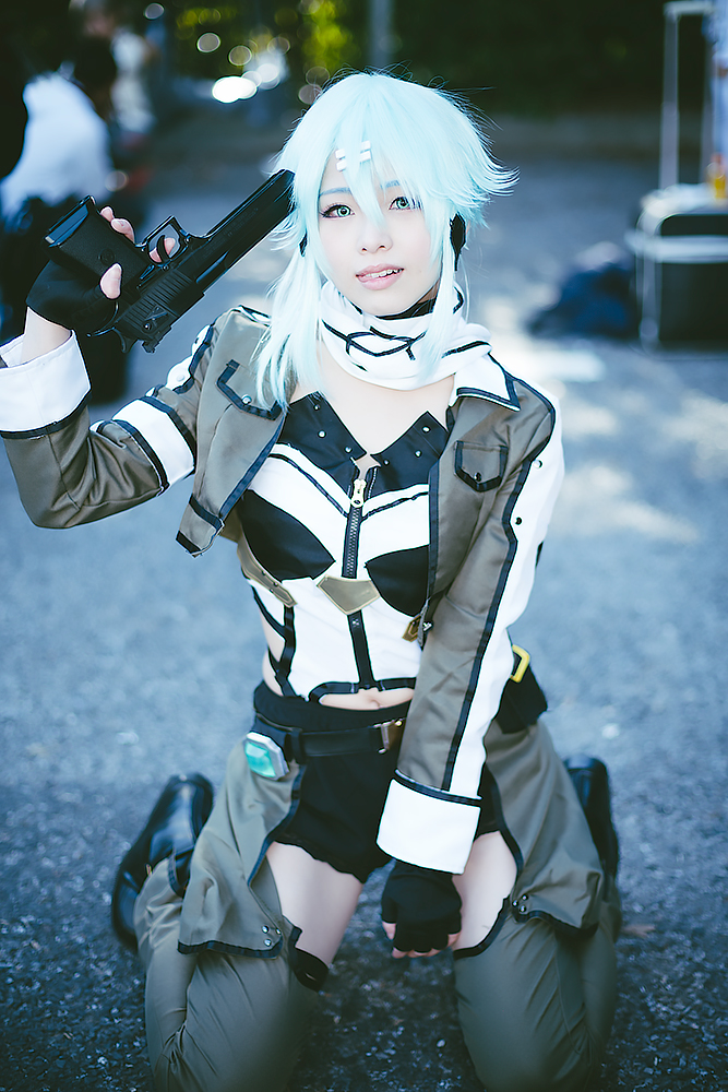 はーたらさんによる「ソードアート・オンライン」シノンのコスプレ5