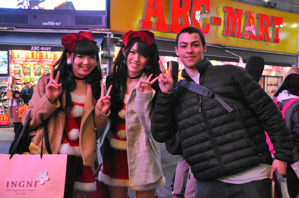 渋谷のサンタのコスプレ写真4