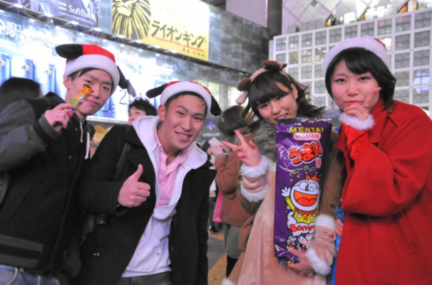 渋谷のサンタのコスプレ写真15