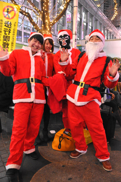 渋谷のサンタのコスプレ写真18