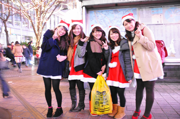 渋谷のサンタのコスプレ写真19