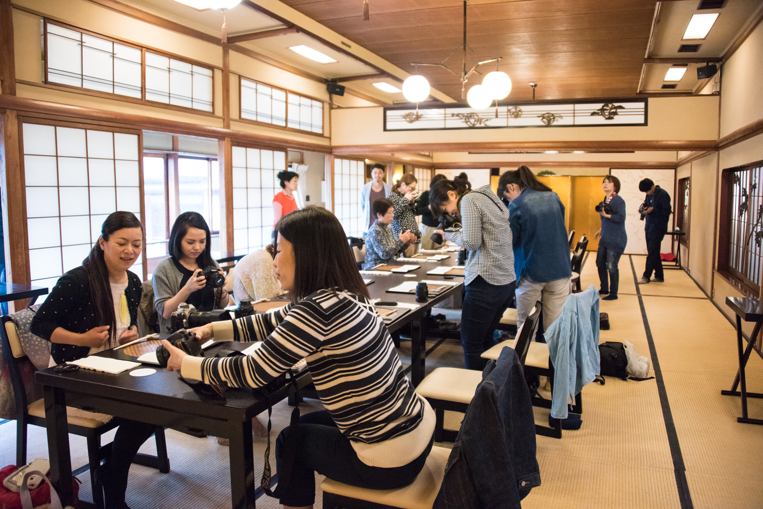 ツアー当日の様子。女性限定での開催でした
