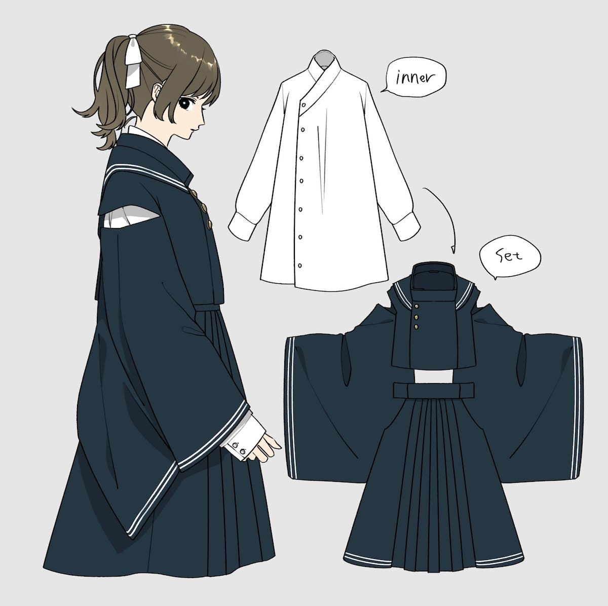 狩衣セーラー_冬服