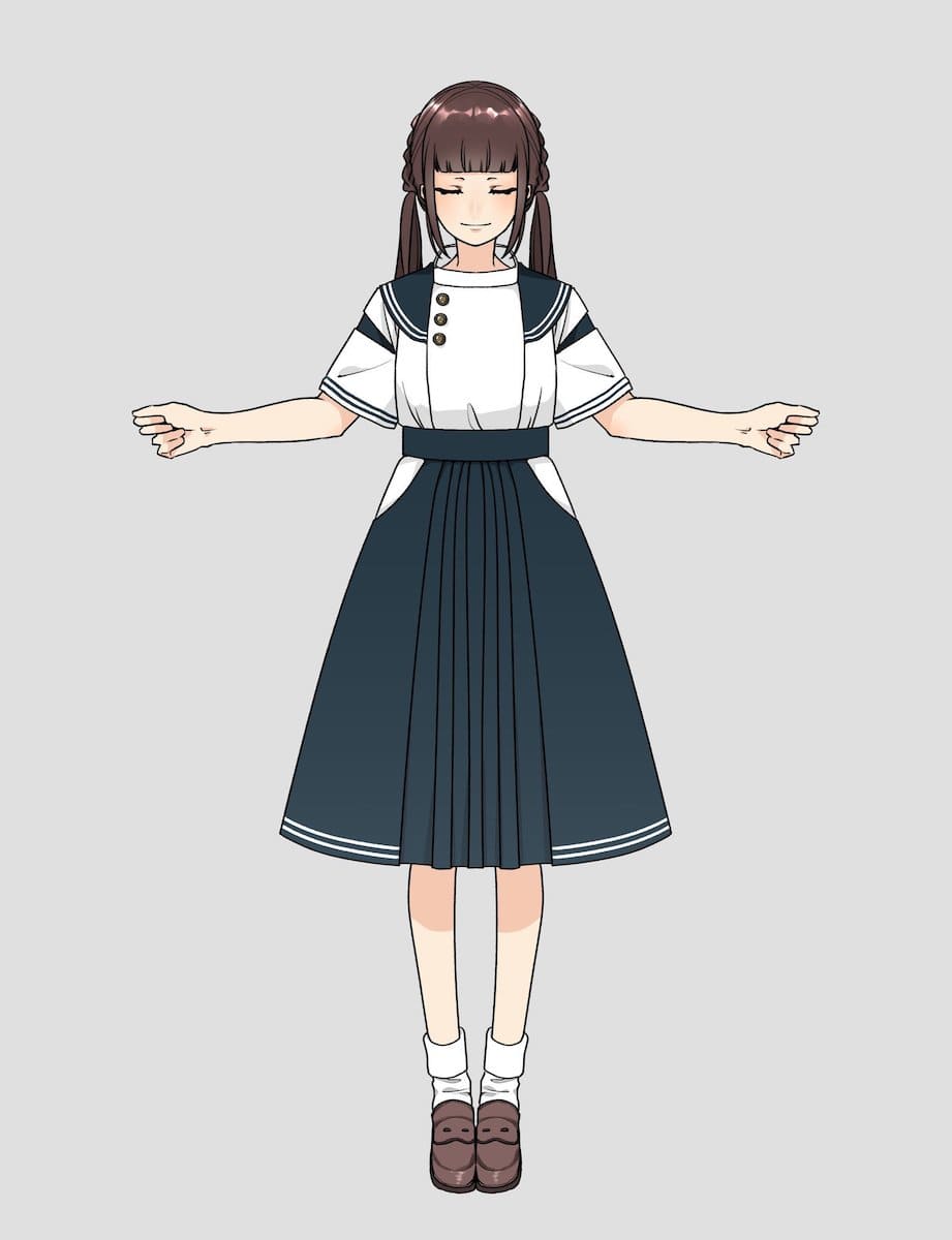 狩衣セーラー_夏服