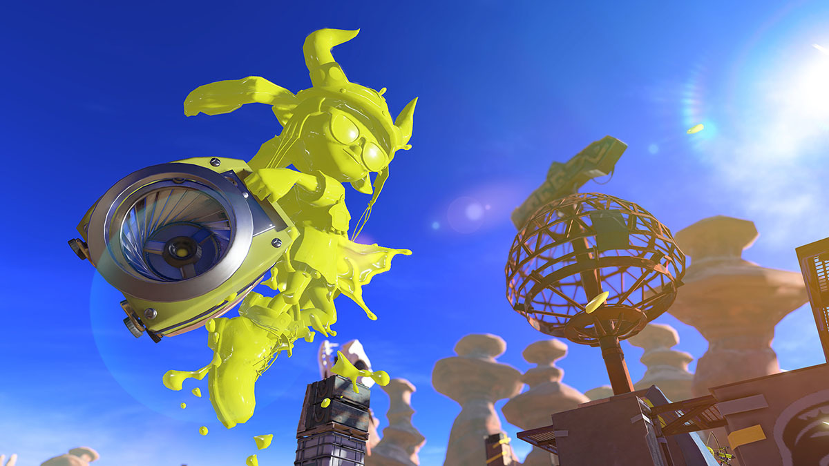 バンカラ地方のナワバリバトル／画像は『スプラトゥーン』公式Twitterから