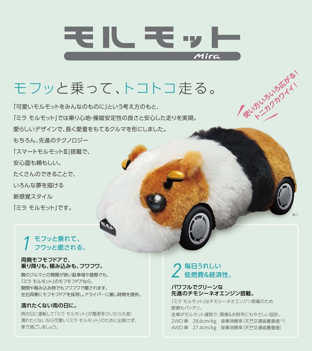 「ミラ モルモット」／画像はダイハツ公式Twitterから