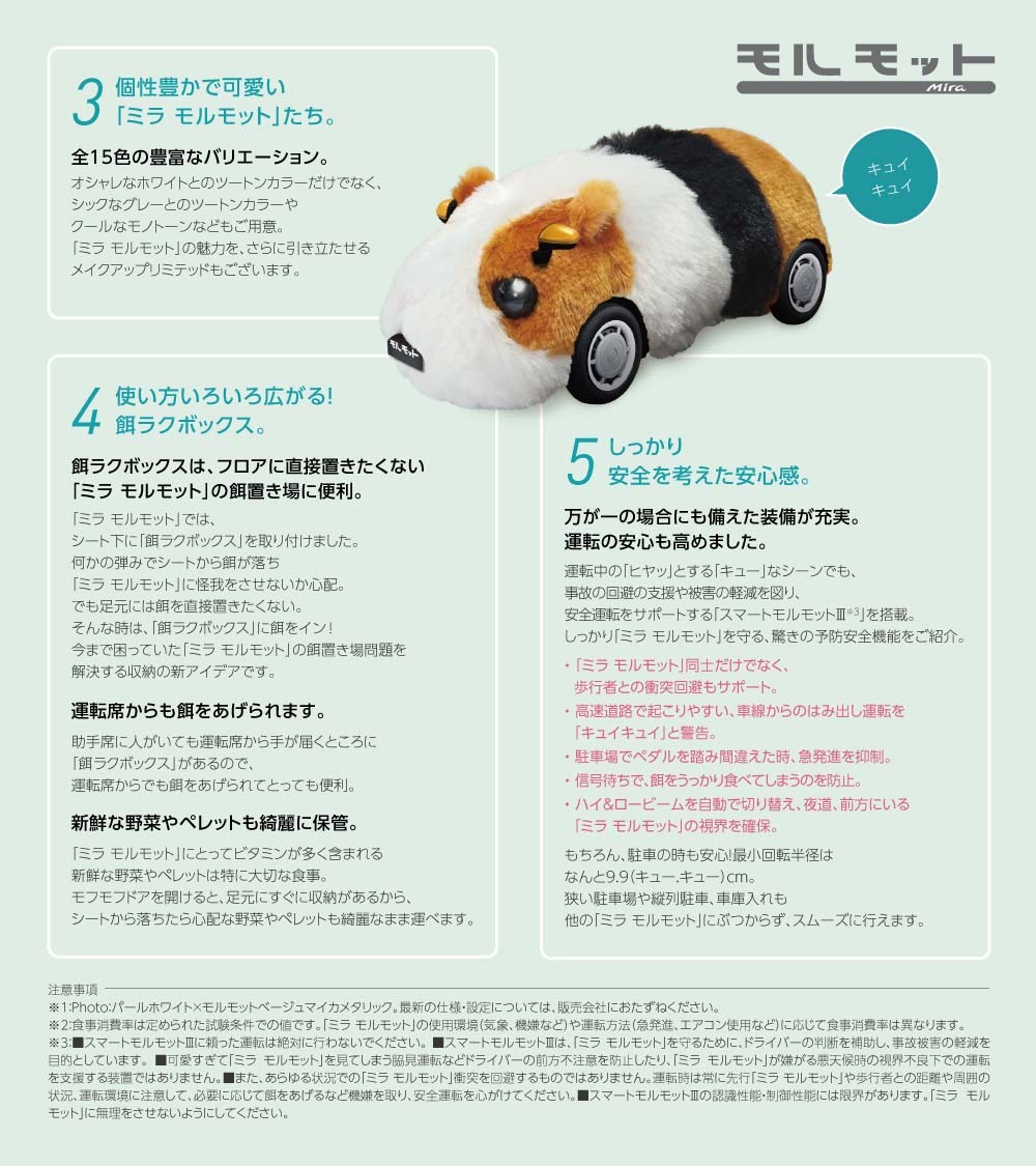 「ミラ モルモット」／画像はダイハツ公式Twitterから