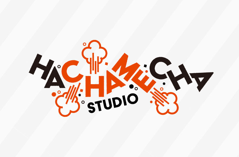 「HACHAMECHA STUDIO」ロゴ