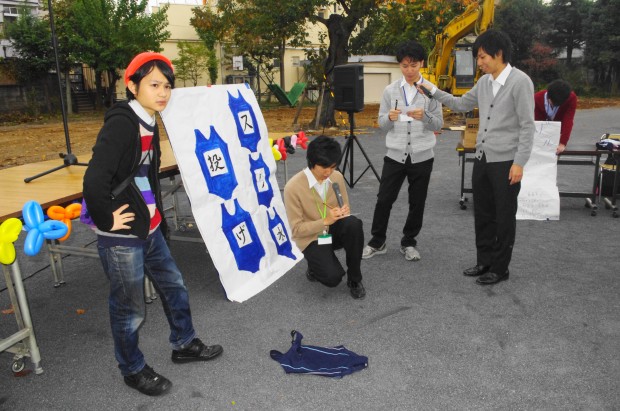 スク水 in校境なき文化祭4