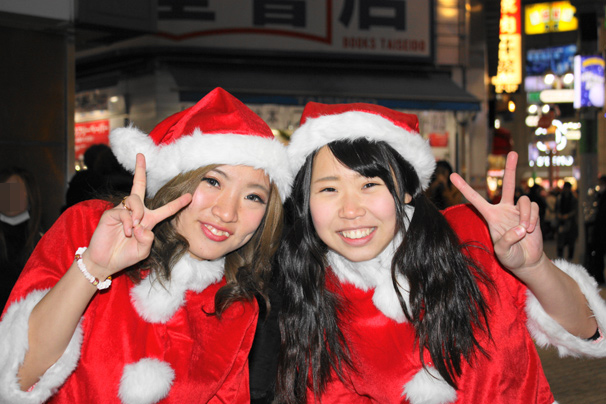 渋谷のサンタのコスプレ写真24
