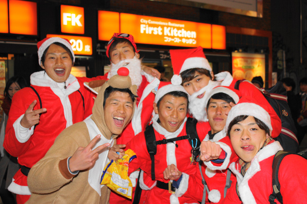 渋谷のサンタのコスプレ写真11