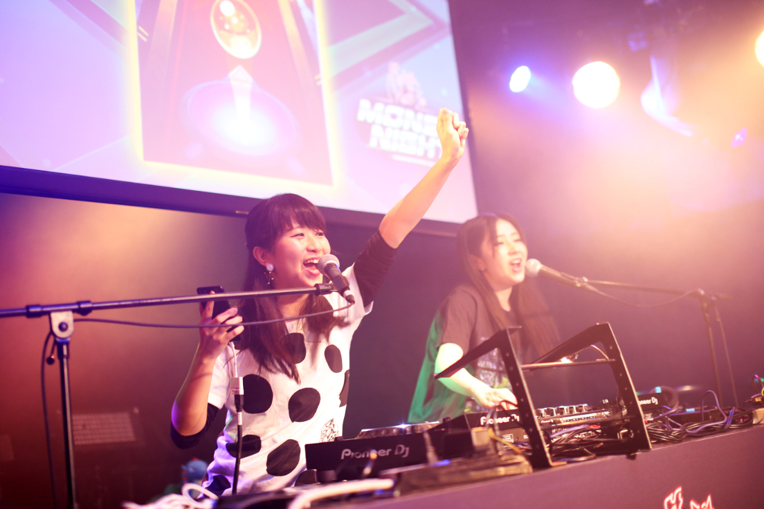 DJに初挑戦するさなぱっちょさんとりえっくすさん