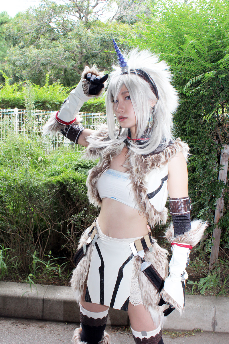 勇魚さん（『モンスターハンター』麒麟装備）