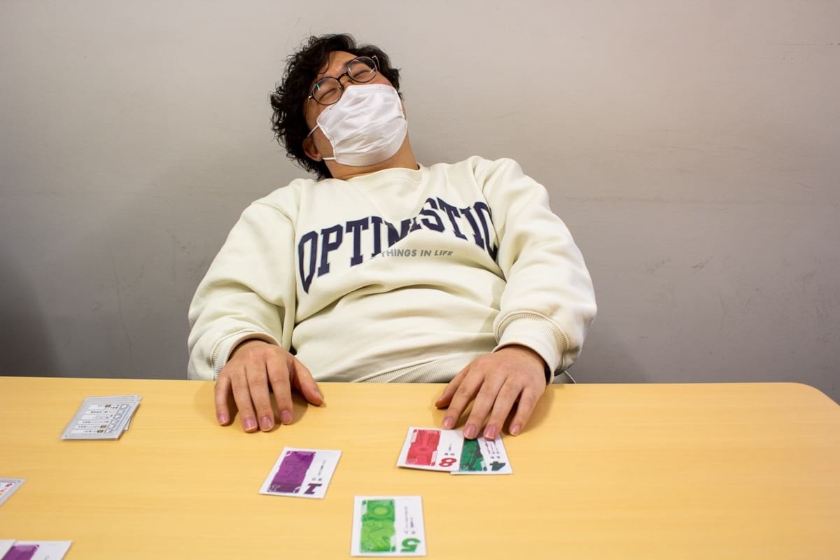 あえなく撃沈する筆者