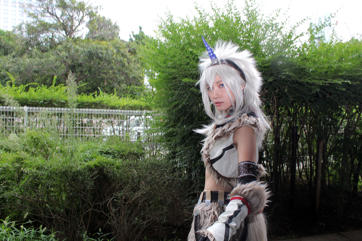 勇魚さん（『モンスターハンター』麒麟装備）