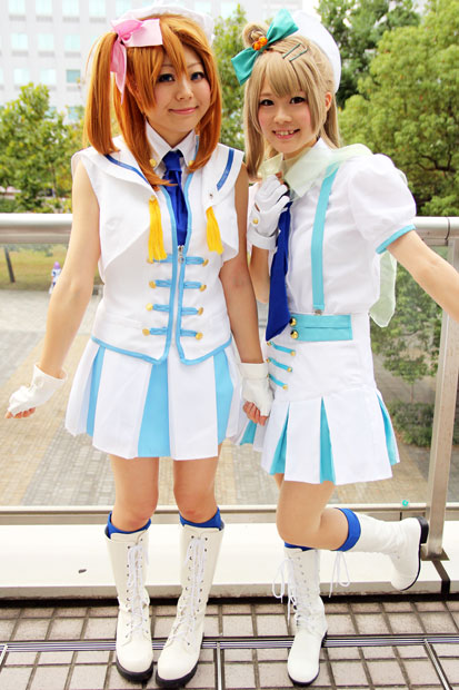 『ラブライブ！』から、モンさんによる高坂穂乃果、yassan*さんによる南ことり