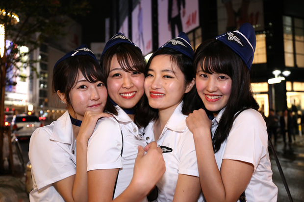 渋谷ハロウィンの美女たち３６