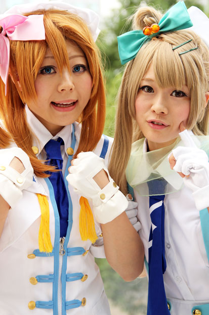 『ラブライブ！』から、モンさんによる高坂穂乃果、yassan*さんによる南ことり