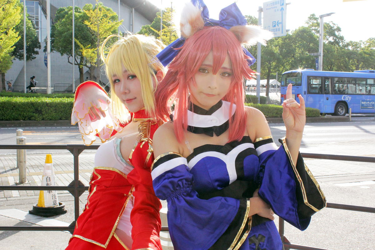 るいるいさん、茶々丸さん（『Fate/Grand Order』玉藻前、ネロ・クラウディウス）