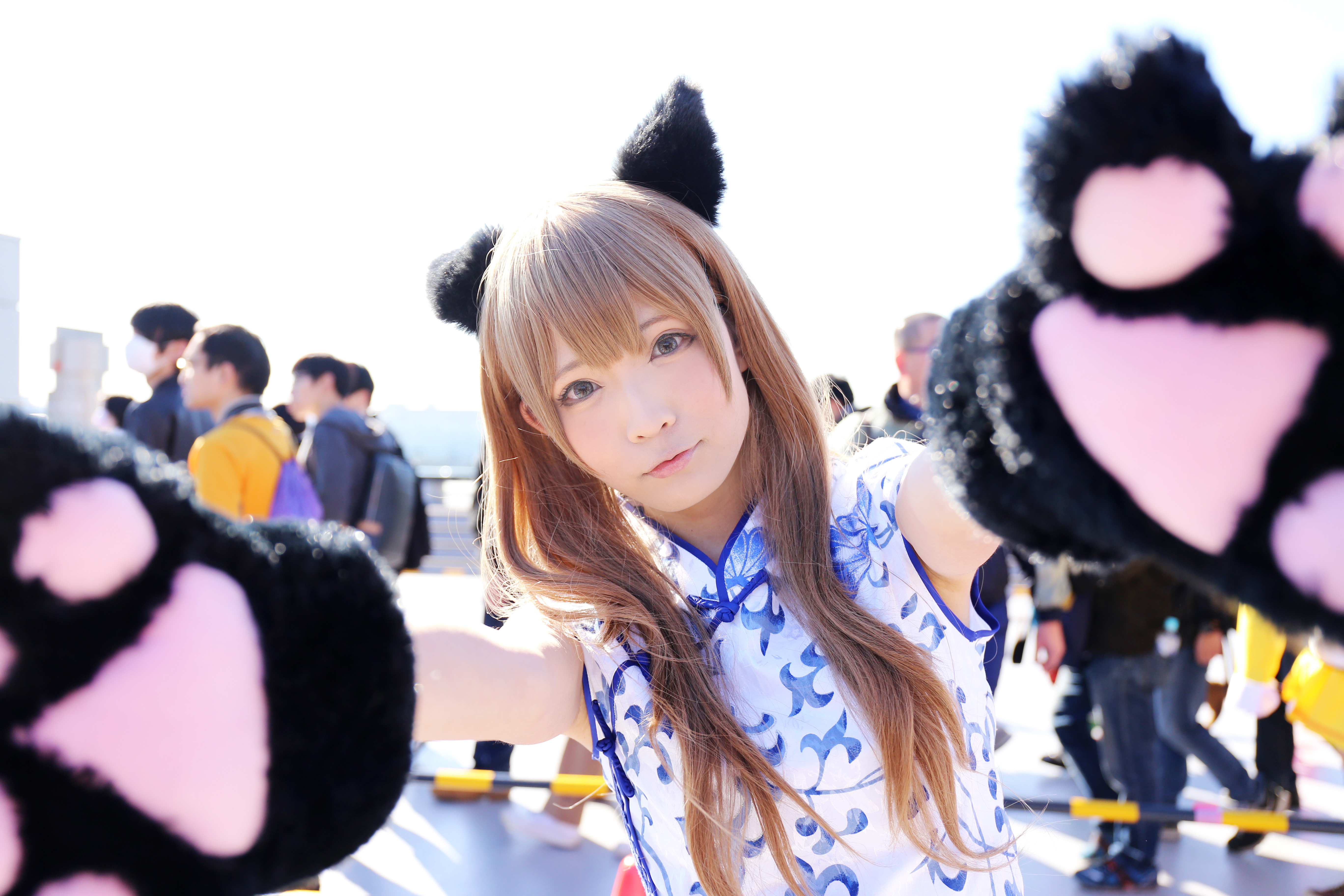 せんじ　オリジナル（猫チャイナ）／コミケC91コスプレ　撮影：ヤマシタヒロヒサ