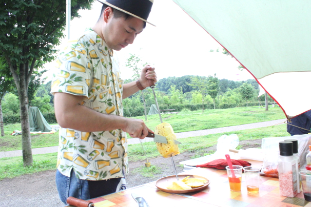 焼きパイナップル