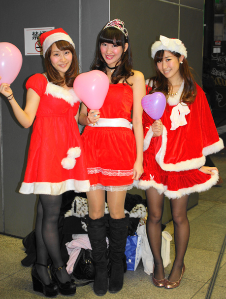 渋谷のサンタのコスプレ写真9