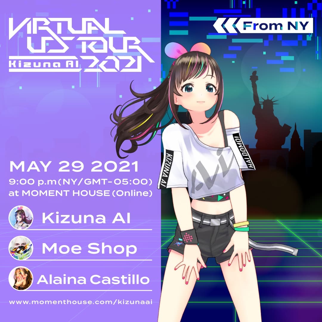 Kizuna AI Virtual US Tour DAY2 “Virtual Live From NY”