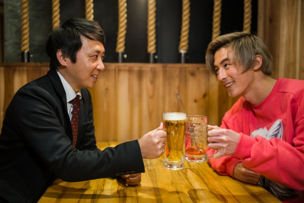 酒にも手伝ってもらって、北九州産を味わいながら腹を割って話しましょう!