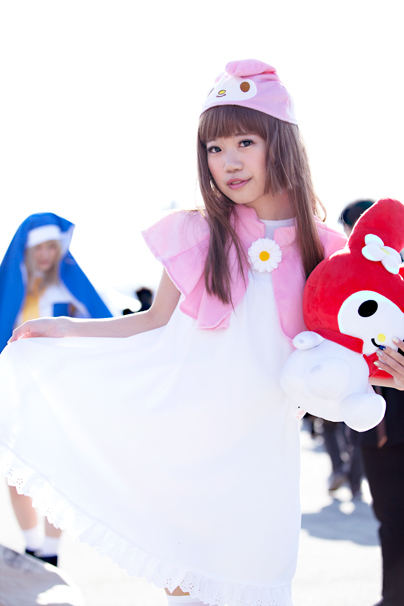 【C89】冬コミのコスプレイヤー　まつりさん／マイメロディ