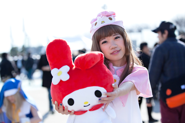 【C89】冬コミのコスプレイヤー　まつりさん／マイメロディ