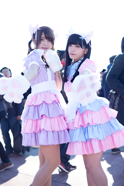 【C89】冬コミのコスプレイヤー　ふらさん、白玉がぶさん／オリジナル