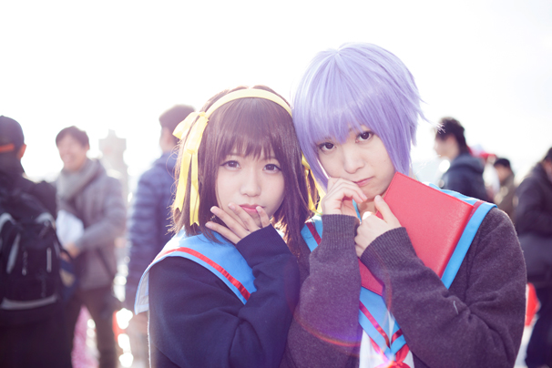 【C89】冬コミのコスプレイヤー　野地あやかさん、なゆぺたさん『涼宮ハルヒの憂鬱』涼宮ハルヒ、長門有希