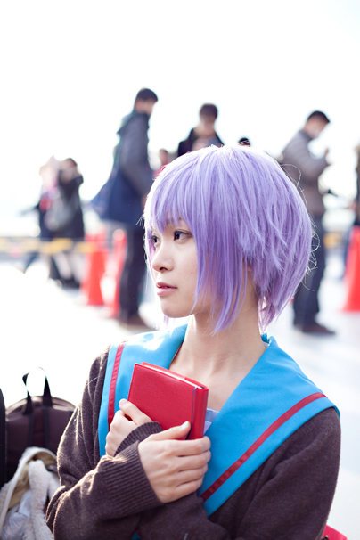 【C89】冬コミのコスプレイヤー　なゆぺたさん『涼宮ハルヒの憂鬱』長門有希