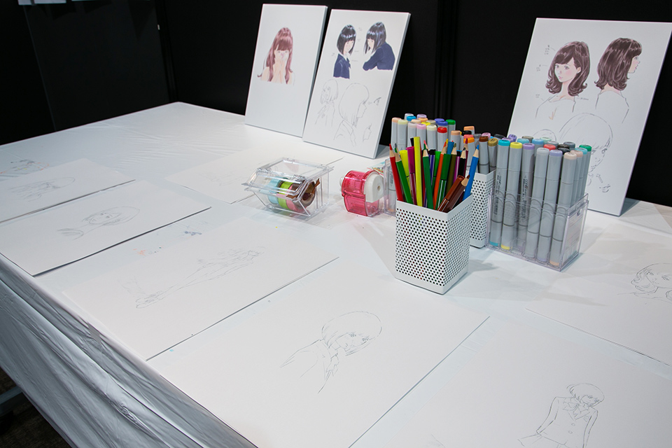 「『その時、カノジョは。』放送記念 窪之内英策展～100のときめき～」の様子_8