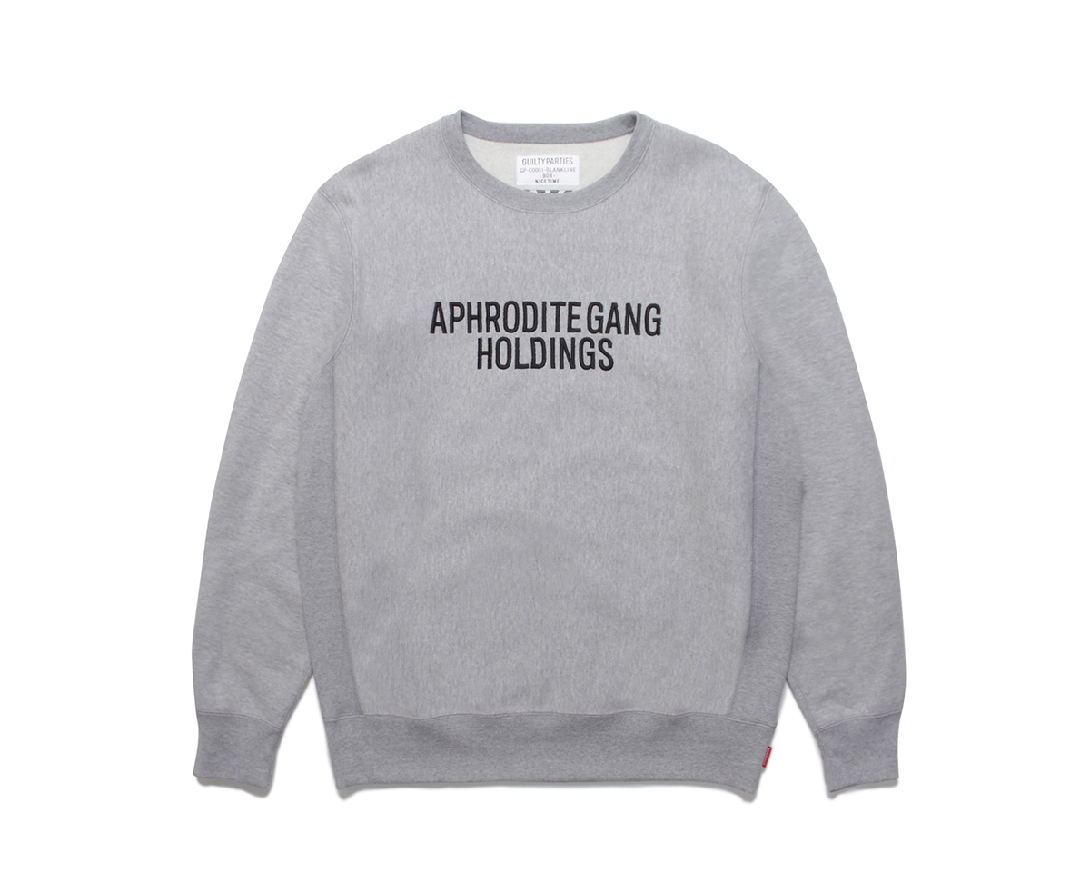 舐達麻 / HEAVY WEIGHT CREW NECK SWEAT SHIRT／画像はWACKO MARIA公式サイトから