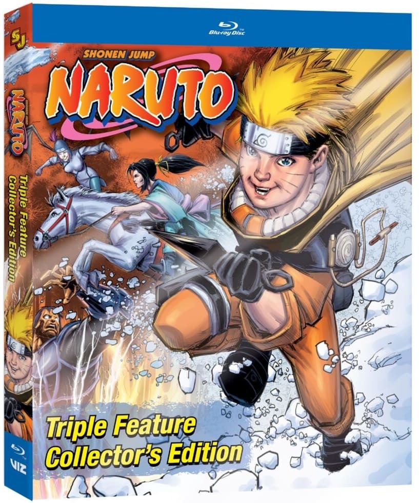 Naruto Triple Feature Collector&#039;s Edition Steelbook Blu-Ray