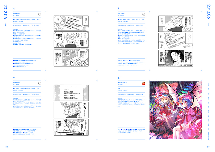 pixiv10周年本『pixiv archive 2007-2017』248-249P