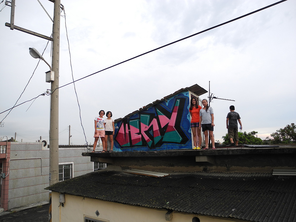 2013年、台湾にて。VERYONE作