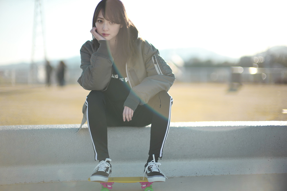 モデル：能見真優華（にょみ。） 撮影：石川涼、#FR2