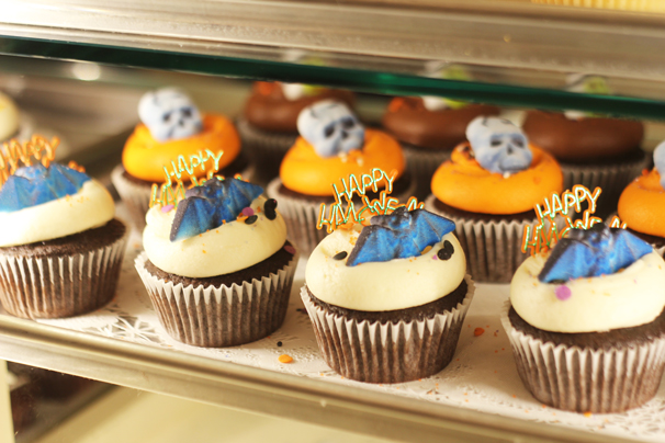 ハロウィンカップケーキ
